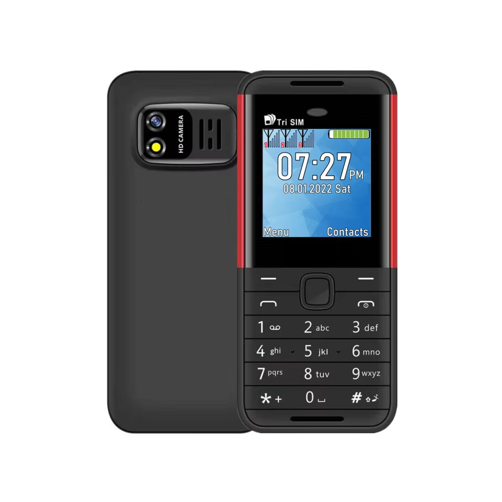 BM5310 3 SIM Card 3 Standby Mini Mobile Phone Auto Call Recorder Bluetooth Dial Speed Dial Magic Voice 1.3" Cellphone