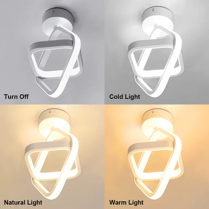 LED Strip Aisle Ceiling Lights Modern Minimalist Living Room Lamps for Balcony Entrance Staircase Home Decor Multiple Shapes