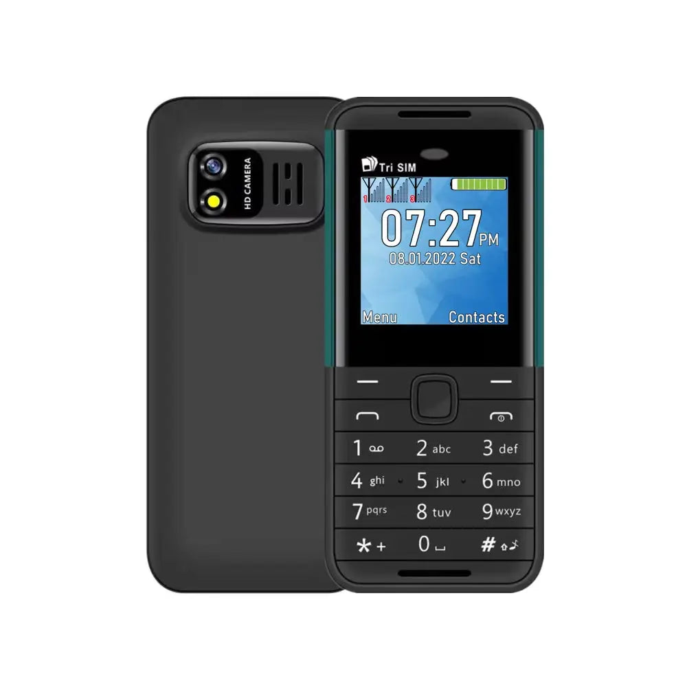 BM5310 3 SIM Card 3 Standby Mini Mobile Phone Auto Call Recorder Bluetooth Dial Speed Dial Magic Voice 1.3" Cellphone