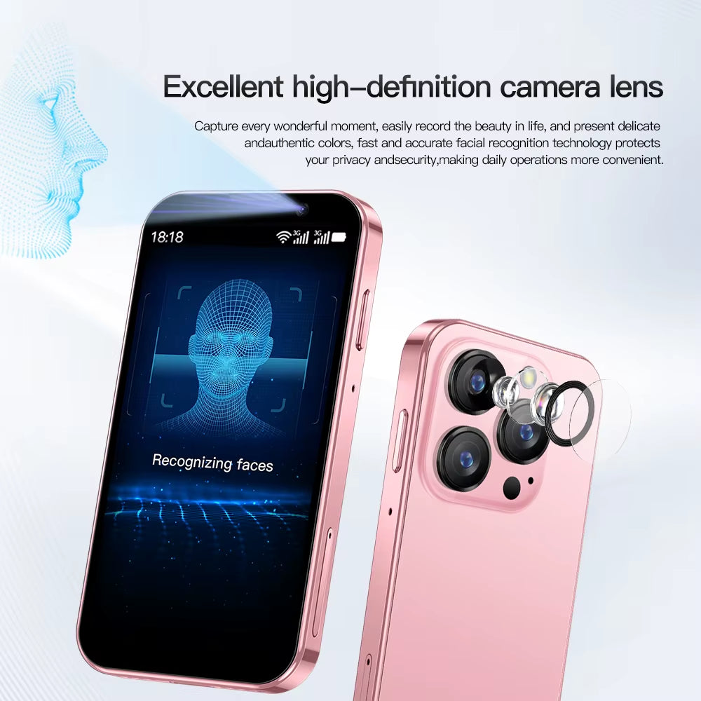16SE Mini Smartphone 16GB ROM Android 9.0 Wifi Dual SIM Standby Play Store 3G WCDMA 3.0"Little Smart Cellphone New Version