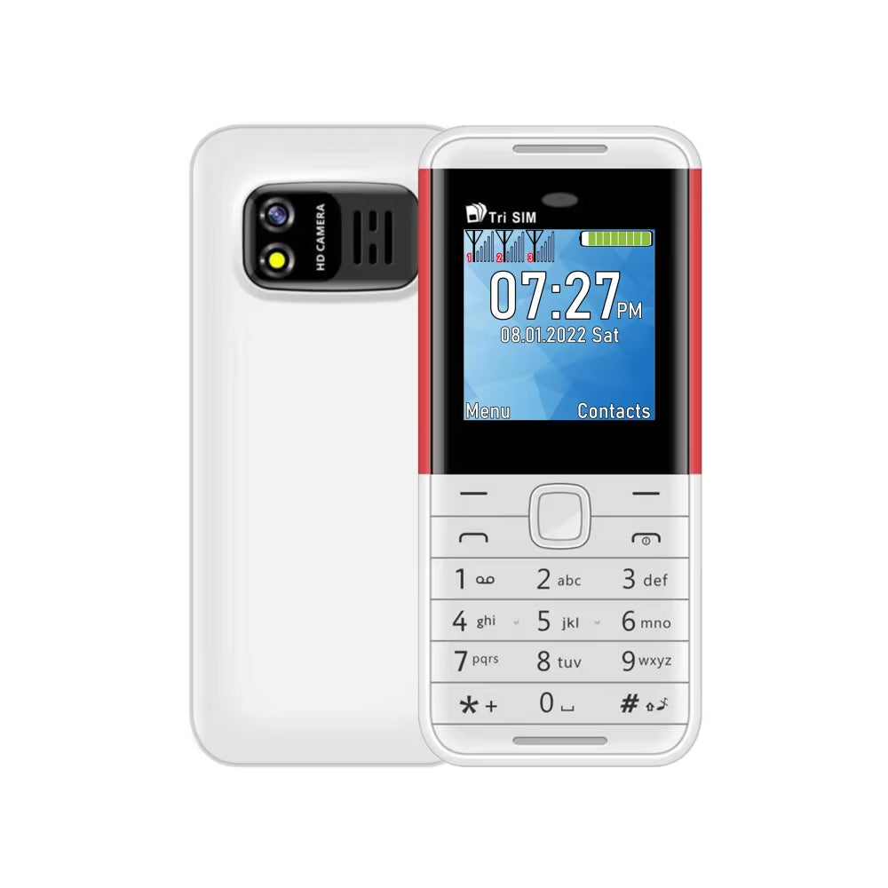 BM5310 3 SIM Card 3 Standby Mini Mobile Phone Auto Call Recorder Bluetooth Dial Speed Dial Magic Voice 1.3" Cellphone