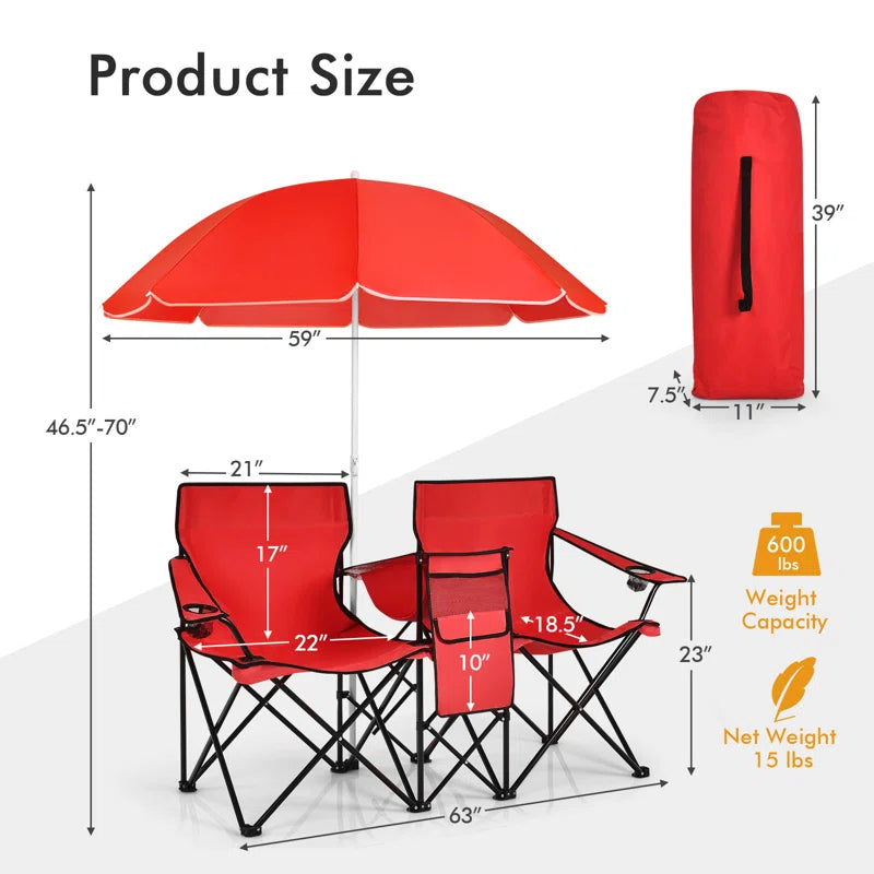 Nakaylee Folding Camping Chair