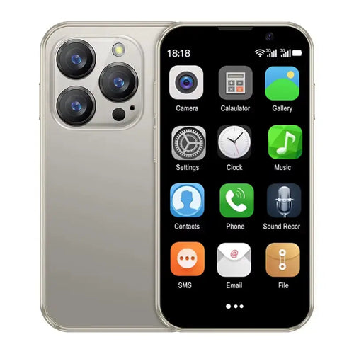 16SE Mini Smartphone 16GB ROM Android 9.0 Wifi Dual SIM Standby Play Store 3G WCDMA 3.0"Little Smart Cellphone New Version