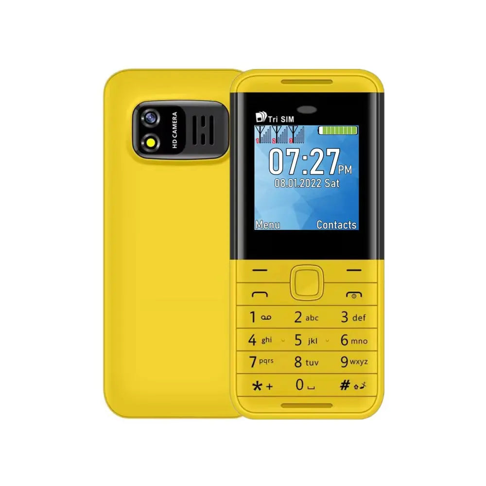BM5310 3 SIM Card 3 Standby Mini Mobile Phone Auto Call Recorder Bluetooth Dial Speed Dial Magic Voice 1.3" Cellphone