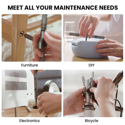 【Tiktokshopholidayhaul】Seese 24 in 1 Dly Screwdriver Set,1 Set Switchablescrewdriver Shape Magnetic Screwdriver Set,Compact and Portable Ratchet Screw0Driver Sethome Repair Tool Box Gift for Thanksgiving,Christmas,New Year