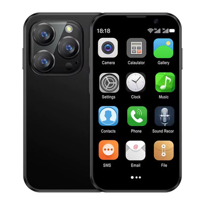 16SE Mini Smartphone 16GB ROM Android 9.0 Wifi Dual SIM Standby Play Store 3G WCDMA 3.0"Little Smart Cellphone New Version